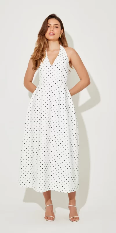 Odd Muse Polka Dot Midi